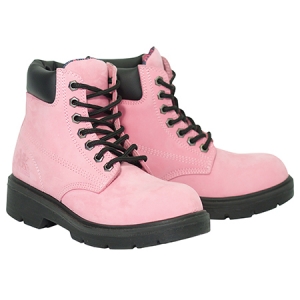 Women's Pink Safety Boots