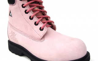 Pink Work Boots For Women