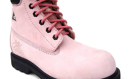 Pink Work Boots For Women
